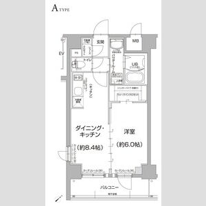 エスリード京都吉祥院の間取り図