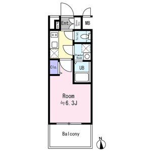 エスリード大阪イーストエッジの間取り図
