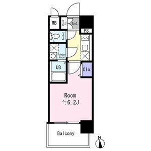 エスリード大阪イーストエッジの間取り図
