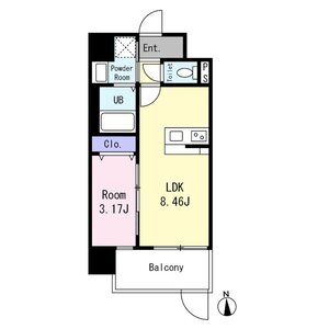 GRAN PASEO 都島の間取り図