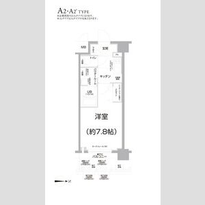 エスリード京都梅小路アヴェニテの間取り図