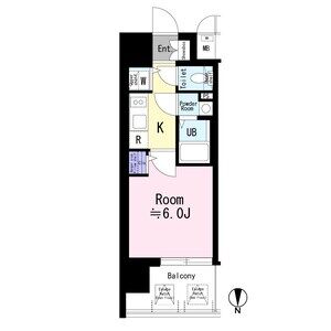 エスリード大阪エヴォルツの間取り図
