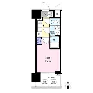 エスリード大阪エヴォルツの間取り図
