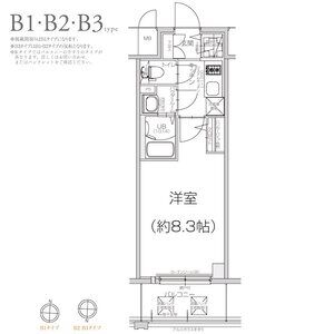 エスリード大阪グランフォートの間取り図