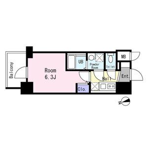 エスリード大阪NEXUSの間取り図