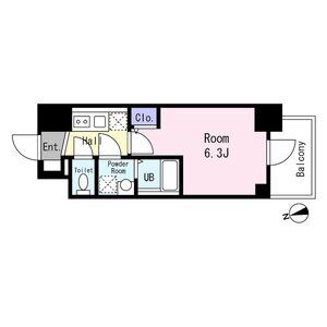 エスリード大阪NEXUSの間取り図