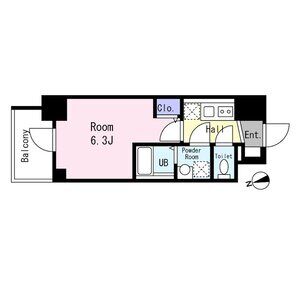 エスリード大阪NEXUSの間取り図