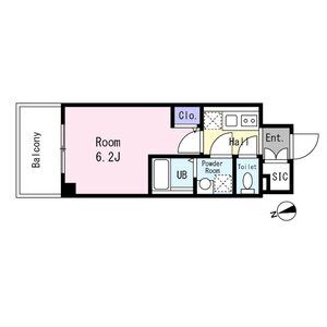 エスリード大阪NEXUSの間取り図