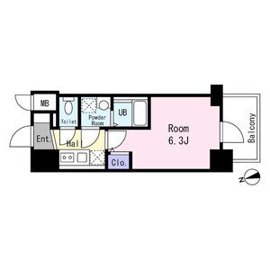 エスリード大阪NEXUSの間取り図