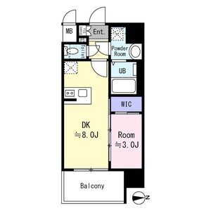 エスリード大阪CENTRALの間取り図