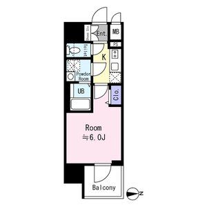 エスリード大阪CENTRALの間取り図