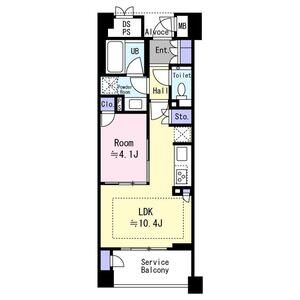 ブランズ御池西洞院の間取り図