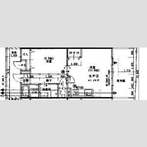 ボヌール桂の間取り図