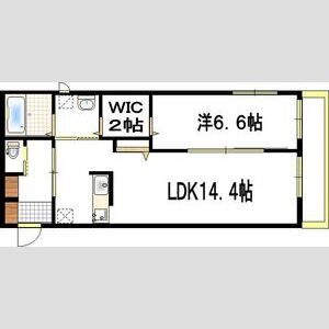 Levant唐橋の間取り図