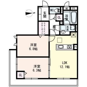 リーゾ北山の間取り図
