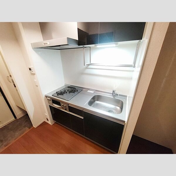 キッチン (2口コンロ付きシステムキッチンです。)