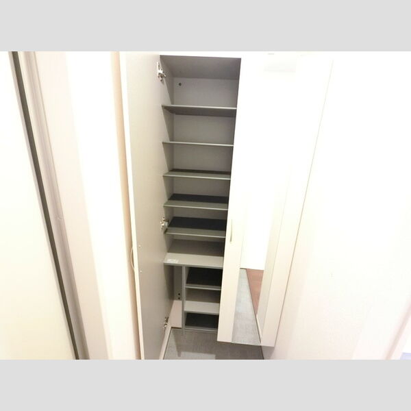 玄関 (トールタイプミラー付きシューズボックス)