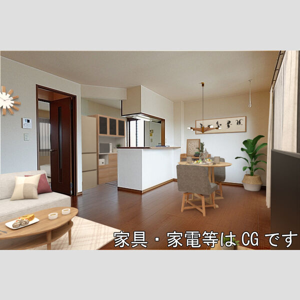 居室・リビング (LDK(※家具・家電等はCGです))