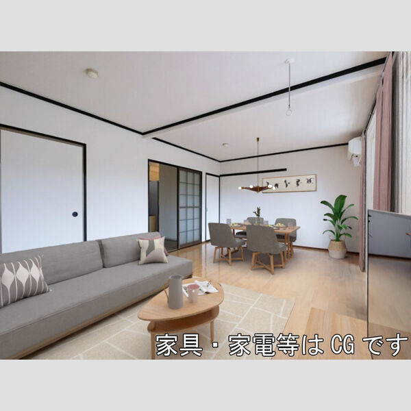 居室・リビング (K・洋室(※家具・家電等はCGです))