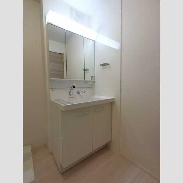 洗面所 (三面鏡(整理棚付き)洗髪洗面化粧台)