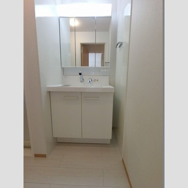 洗面所 (三面鏡(整理棚付き)洗髪洗面化粧台)