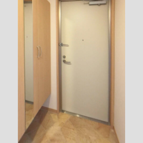 玄関 (鏡付きシューズボックス)