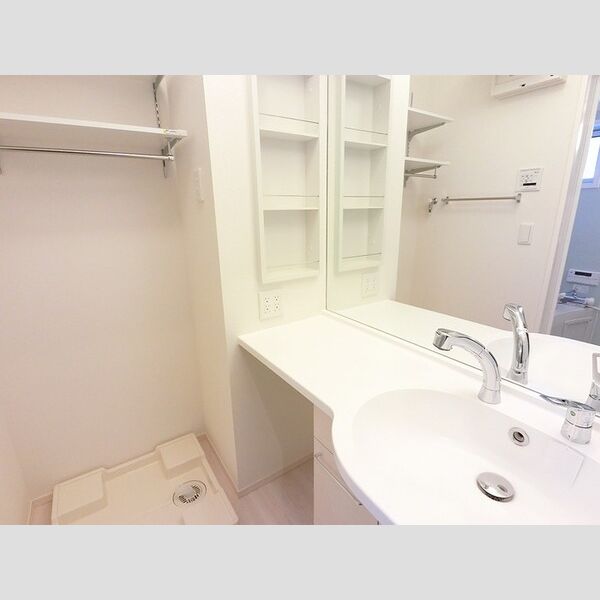 洗面所 (大きなボウルの洗髪洗面化粧台)