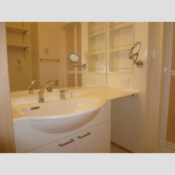 その他 (ホテルのような大型鏡付き洗髪化粧台です。(拡大鏡付))