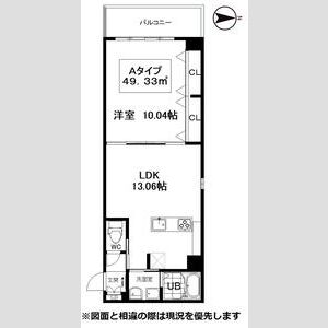 メディナ西院の間取り図