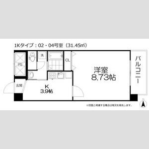 テルマーノ西洞院の間取り図