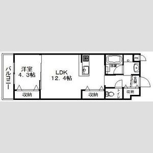 Piketree西京極の間取り図