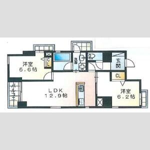 アンゼン十二所前の間取り図