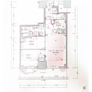 ジオタワー十三の間取り図