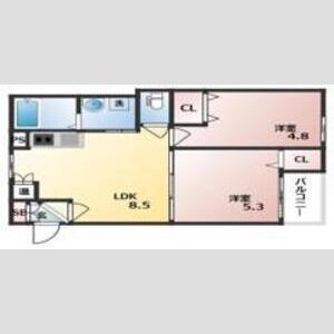 GRANDIR尼崎の間取り図