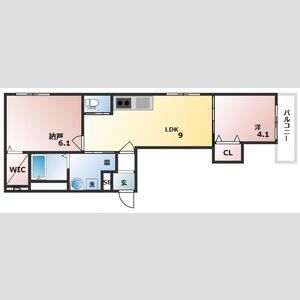 GRANDIR堺三宝の間取り図