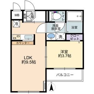BLANCOSTA TOYONAKAMINAMIの間取り図