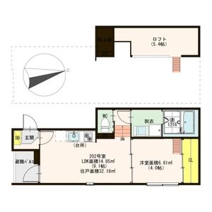 Tujigahana 淀の間取り図