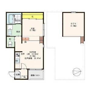 Chocolate 西宮の間取り図