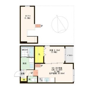 パルムズコート大阪曽根の間取り図