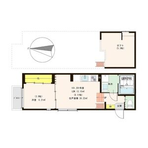 SQUARE WOOD OMIYAの間取り図