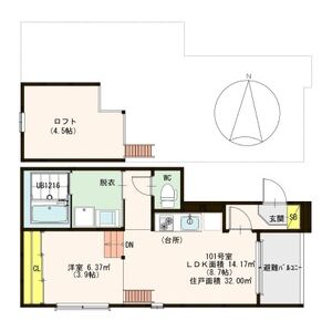 スイートメゾンの間取り図