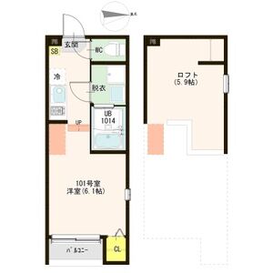 ハーモニーテラスTの間取り図