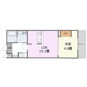 メゾン コンフォールの間取り図