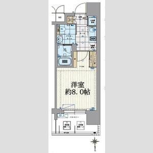 エスライズ北堀江スワンの間取り図