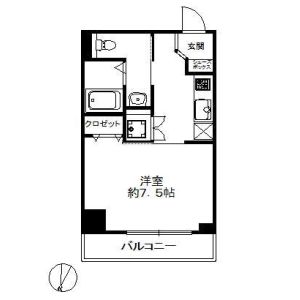 エスライズ四ツ橋の間取り図