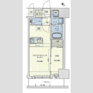 スワンズシティ神戸湊川 IIの間取り図