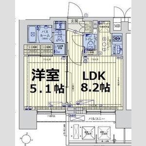 スワンズシティ梅田シエロの間取り図