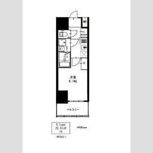 エスリードレジデンス大阪福島サウスフラッツの間取り図