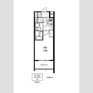 エスリードレジデンス大阪福島サウスフラッツの間取り図