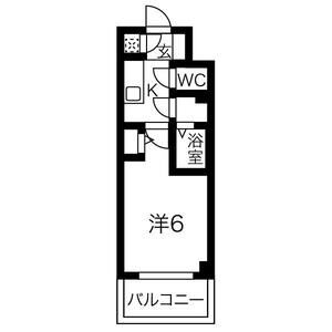エスリードレジデンス大阪天王寺の間取り図